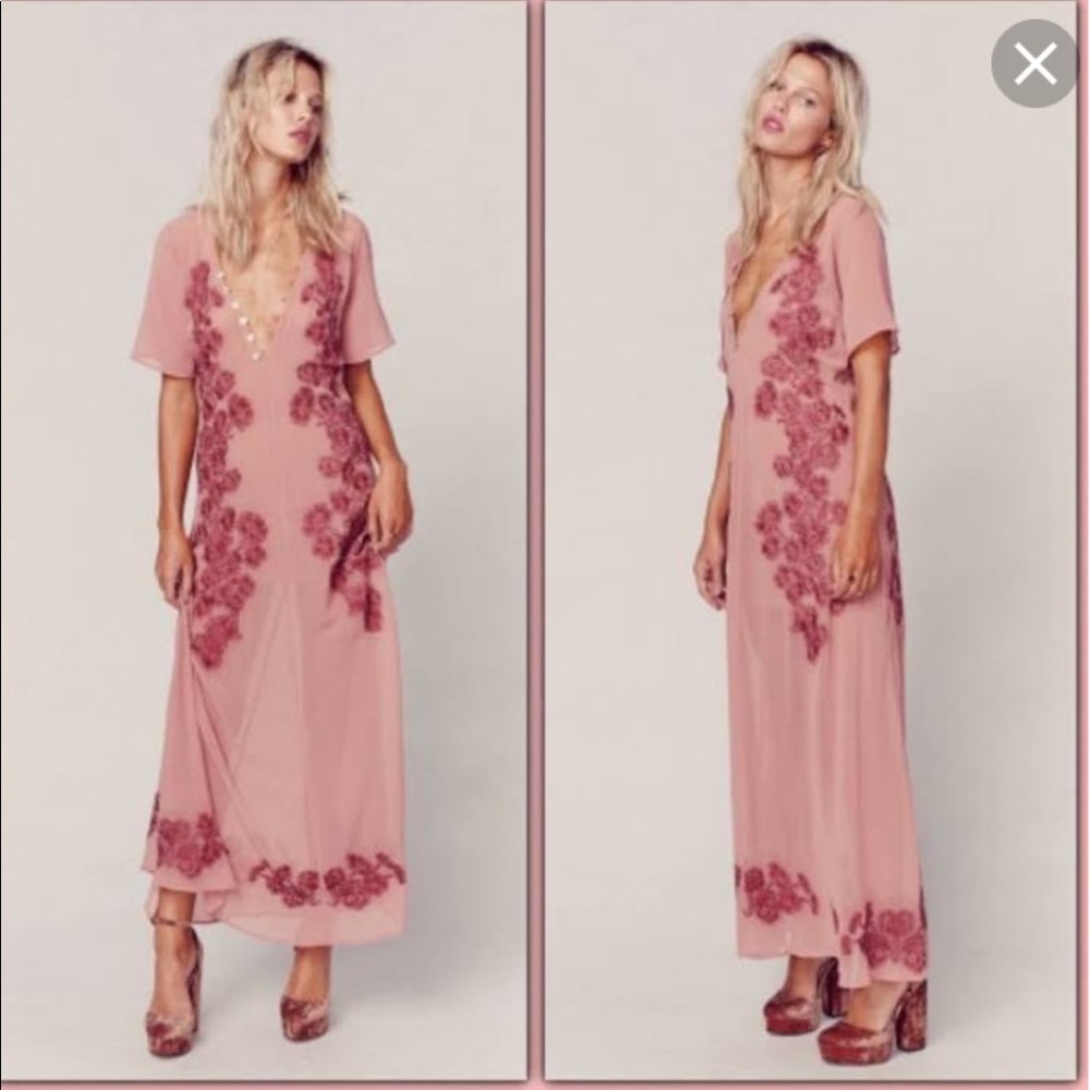 For Love and Lemons Sicily Maxi Dress LIKE NEW